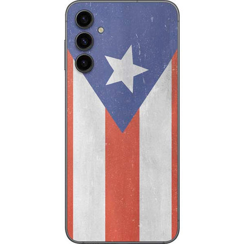 Puerto Rico Flag Distressed Galaxy A14 5G Skin